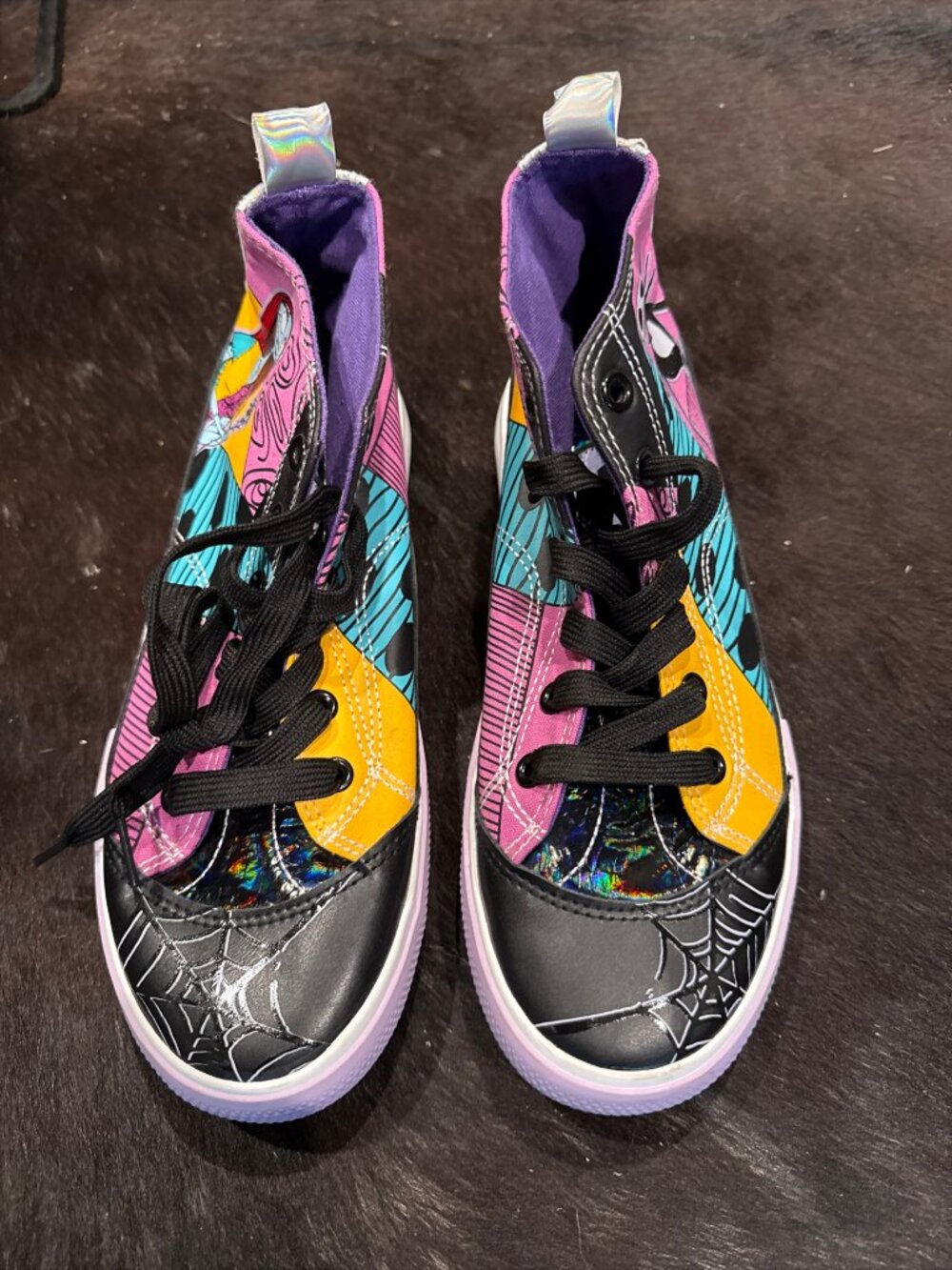 Disney The Nightmare Before Christmas Sneakers Womens High Top Shoes Size 6.5